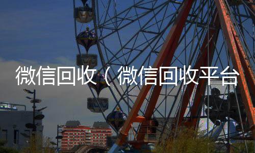 微信回收vx秒结（微信回收平台）